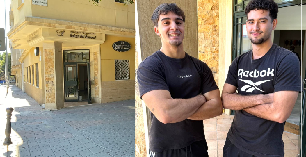 javi y juanpe en la puerta